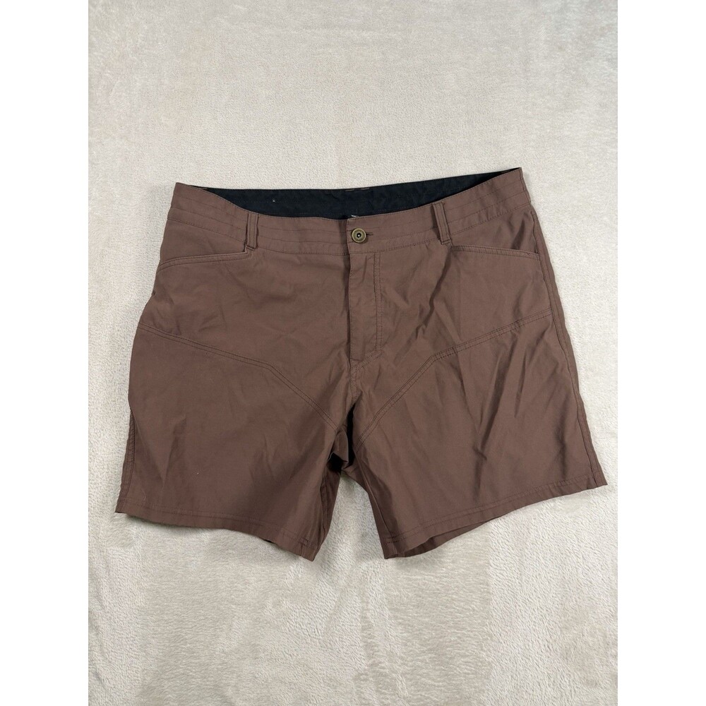 Kuhl Renegade Rock Short Mens 38 Brown Outdoor Hiking Shorts Nylon Performance
